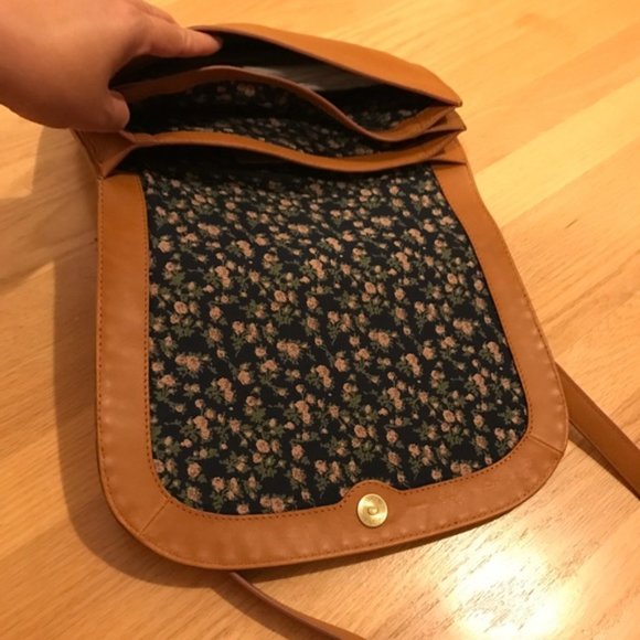 New Anthropologie Peyson Shoulder Bag Brown - Picture 6 of 8
